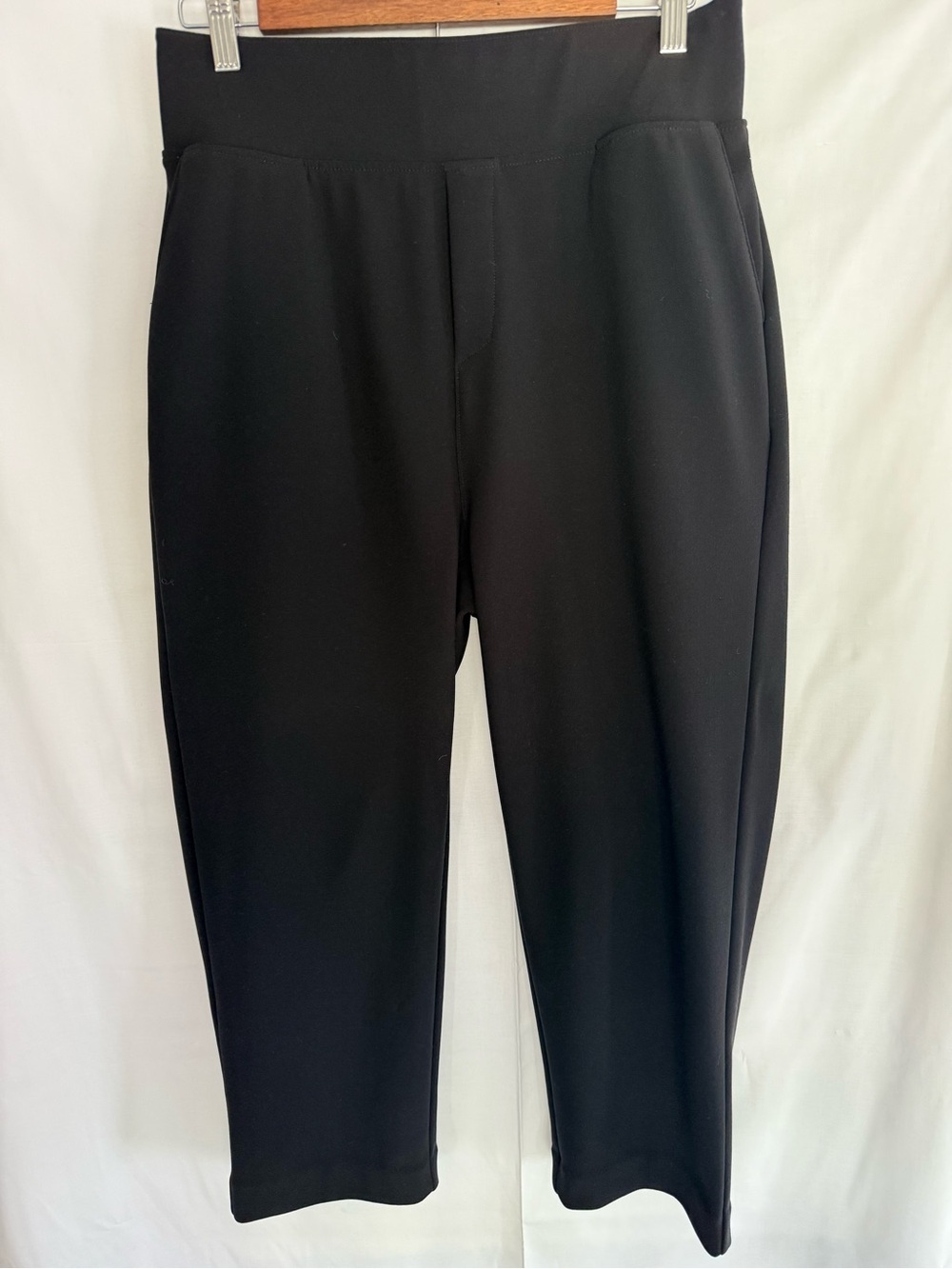 Women’s Black Stretch-Twill Dress Pants
